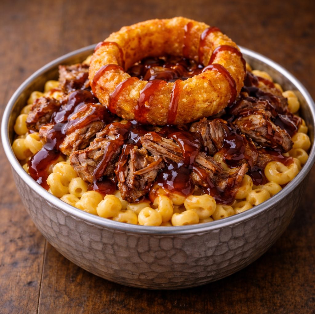 Mac Bowl - Smokehouse Pork.