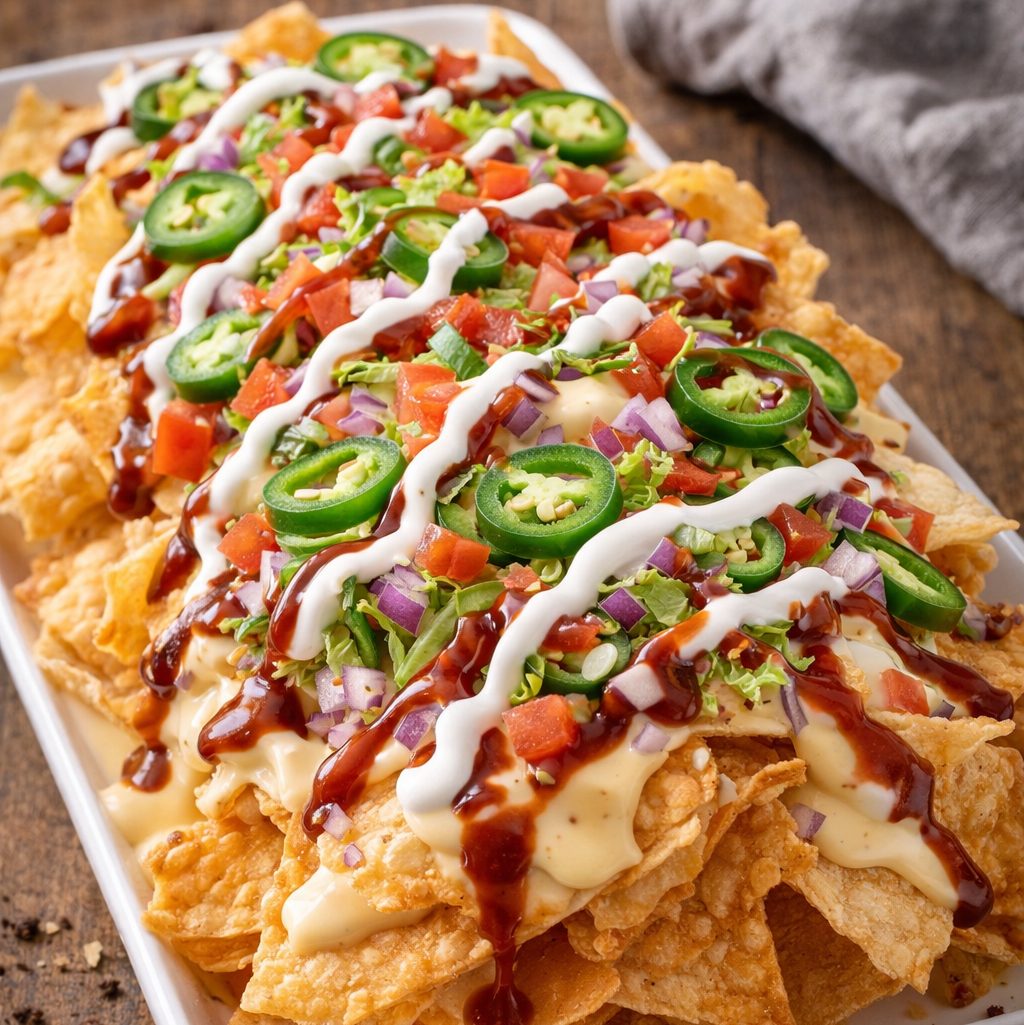 BBQ Smoked Nachos.