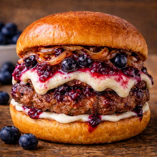 Queen's Blueberry Burger