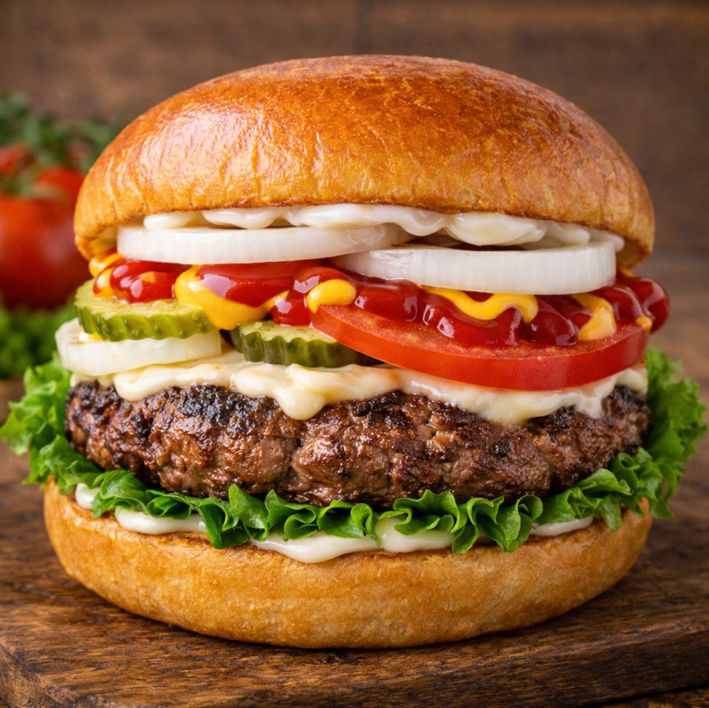 Vintage Classic Burger.