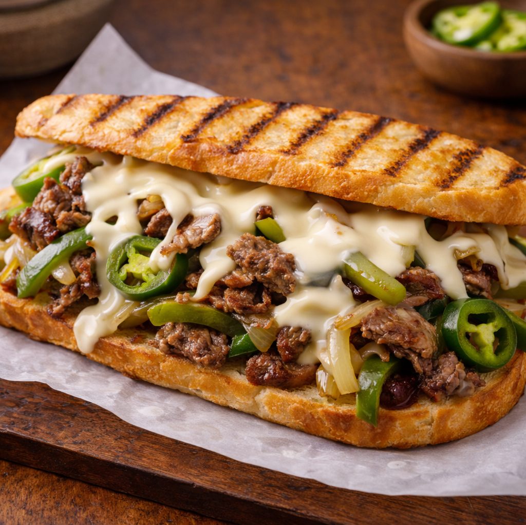 Sheriff B.T.R's Philly Sandwich.