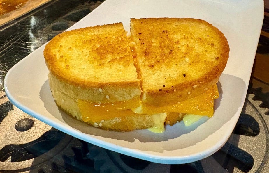 Classic Grilled Cheese Sandwich.