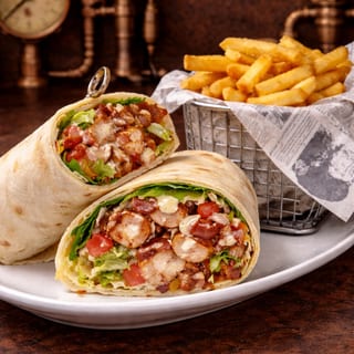 BBQ Chicken Bacon Mac Wrap