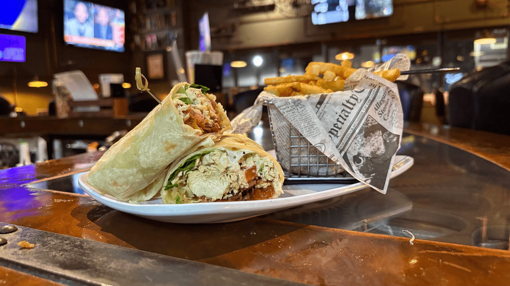 Chicken Bacon Ranch Wrap.