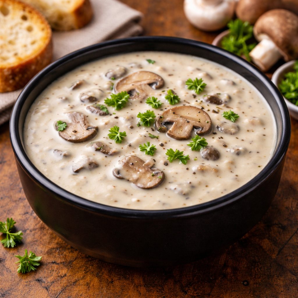 Cream of Mushroom Soup.