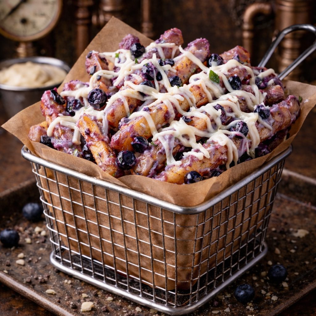 App Blueberry Mozz Fries.