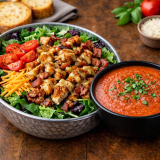 Half BLT Salad & Soup
