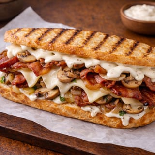 Grilled H.G. Wells Mushroom Sandwich